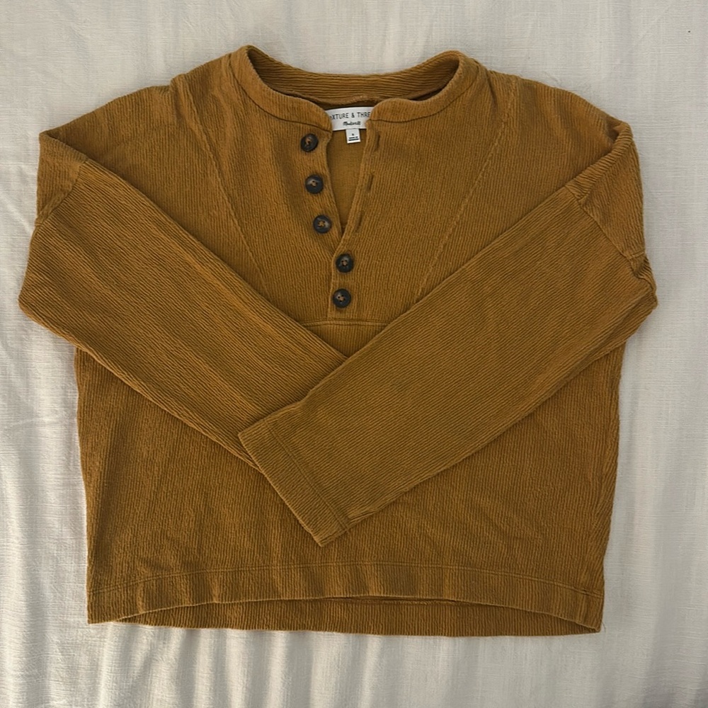 Madewell Pullover Size Small Texture & Thread